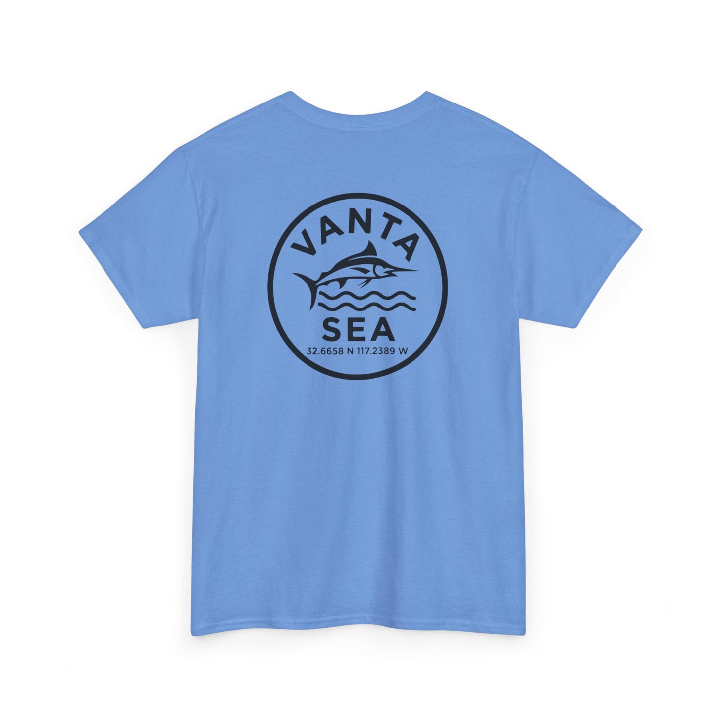 Vanta Sea Logo T-Shirt | Ocean Wave Badge Tee