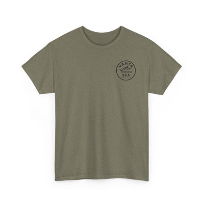 Vanta Sea Logo T-Shirt | Ocean Wave Badge Tee