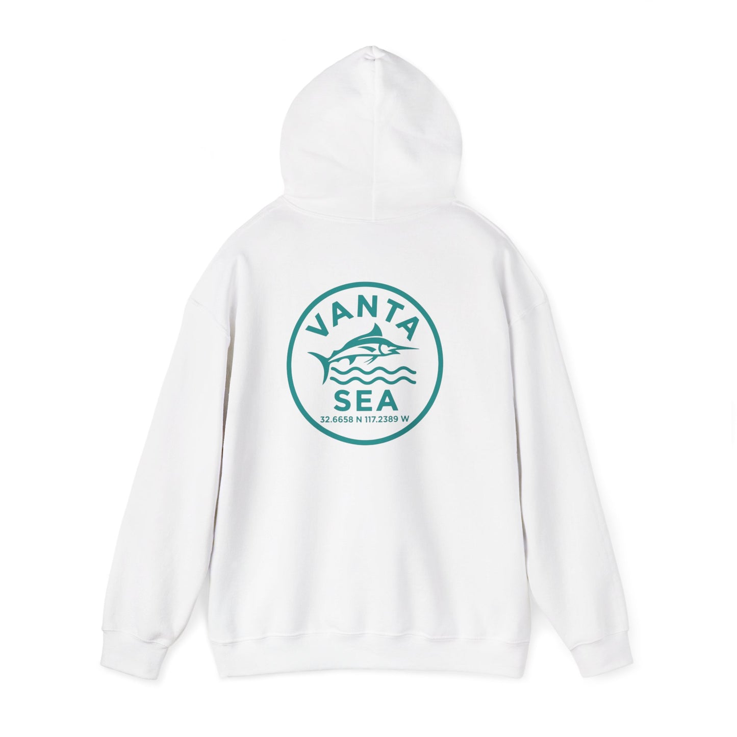 Vanta Sea Logo Hoodie — Coastal Surf Graphic Pullover
