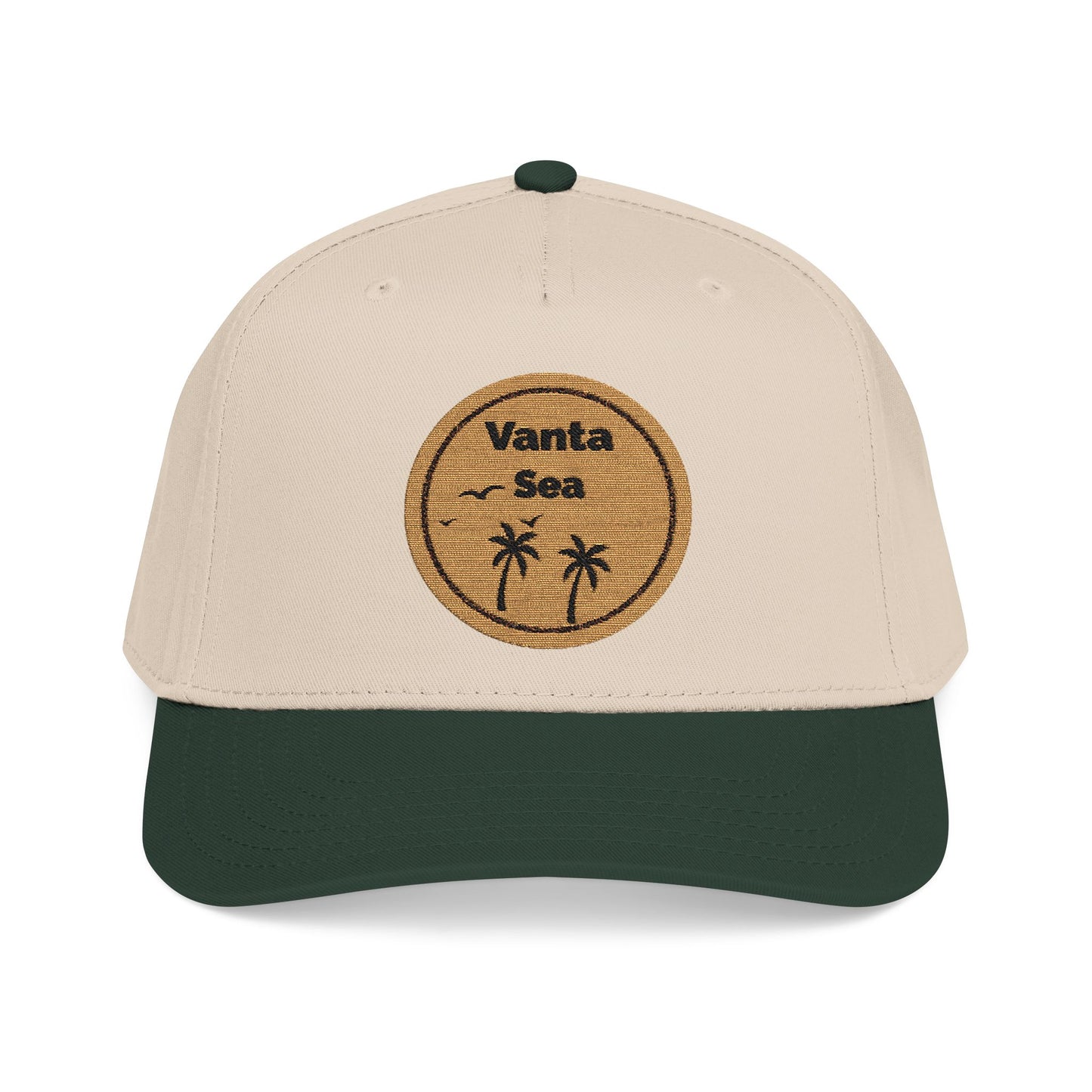 Vintage Embroidered Baseball Cap with Vanta Sea Custom Logo