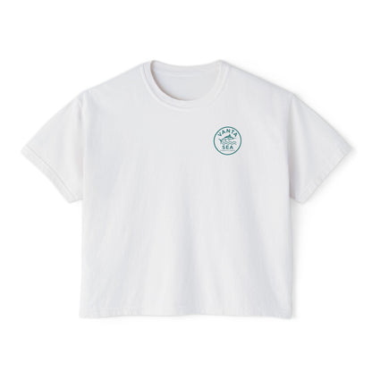 Vanta Sea Boxy Tee — Women's Crop T-Shirt