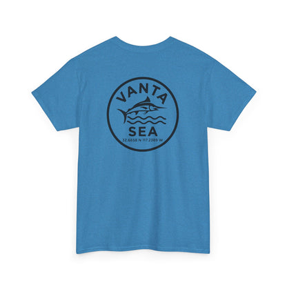 Vanta Sea Logo T-Shirt | Ocean Wave Badge Tee