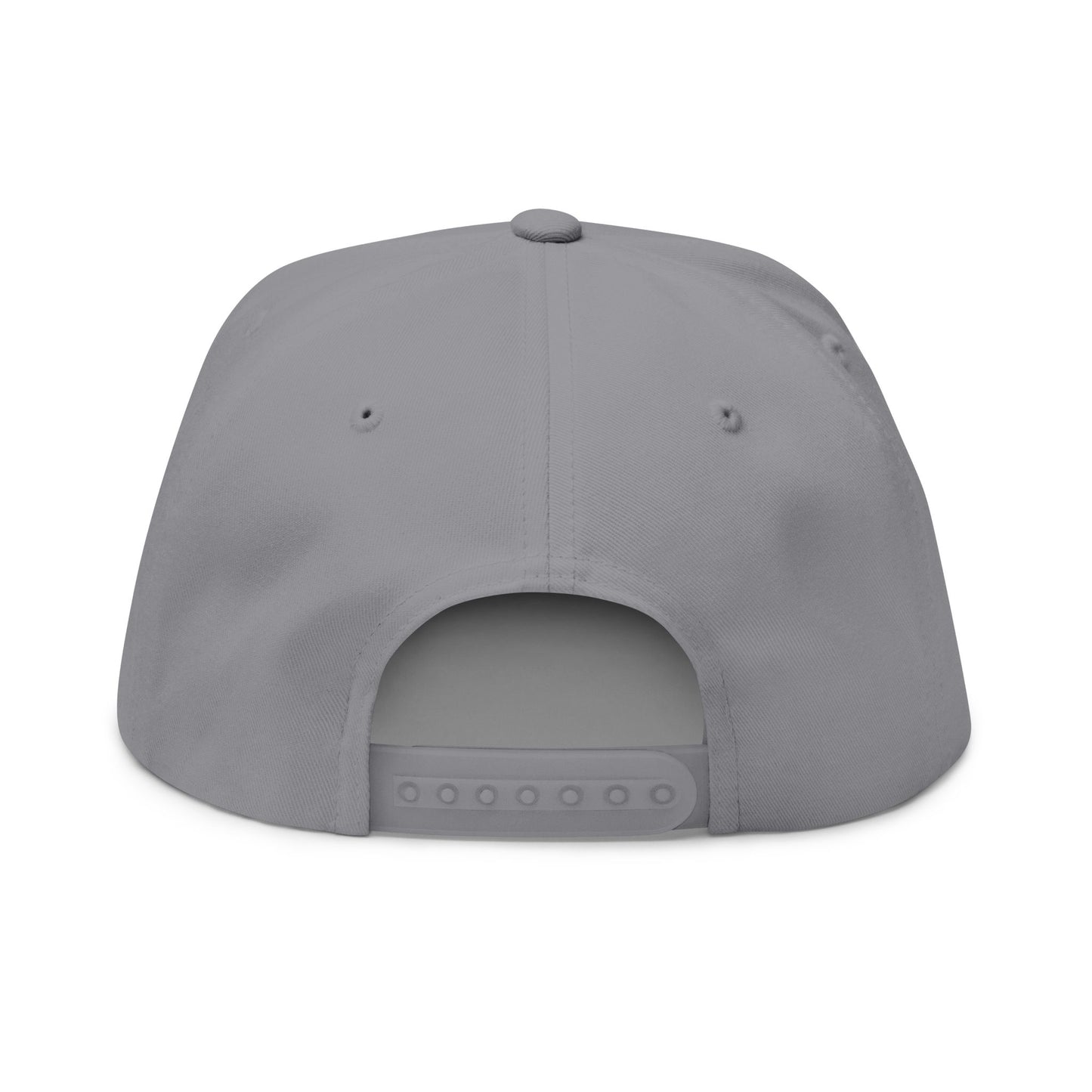 Vanta Sea Embroidered Flat Bill Cap — Palm Tree Cork Patch Snapback Hat
