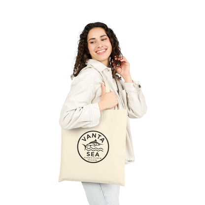 Vanta Sea Canvas Tote Bag – Nautical Fisherman Beach Market Bag