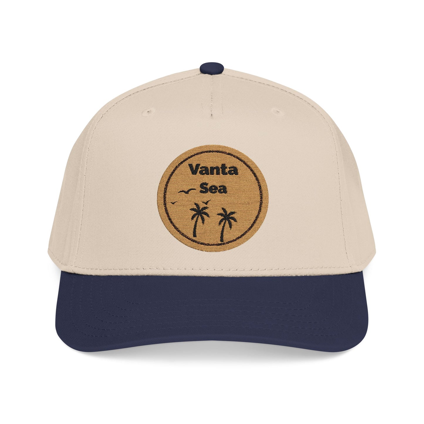 Vintage Embroidered Baseball Cap with Vanta Sea Custom Logo