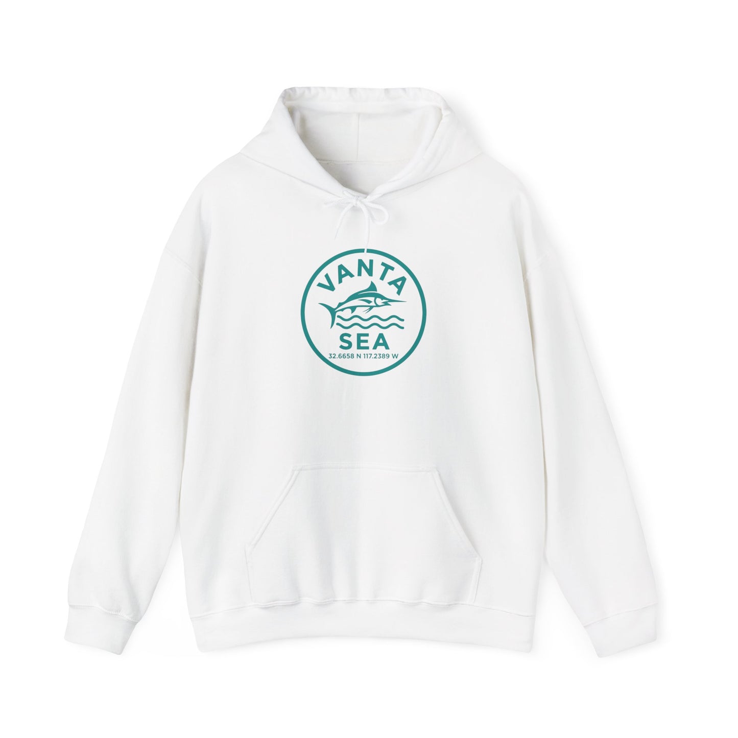 Vanta Sea Logo Hoodie — Coastal Surf Graphic Pullover