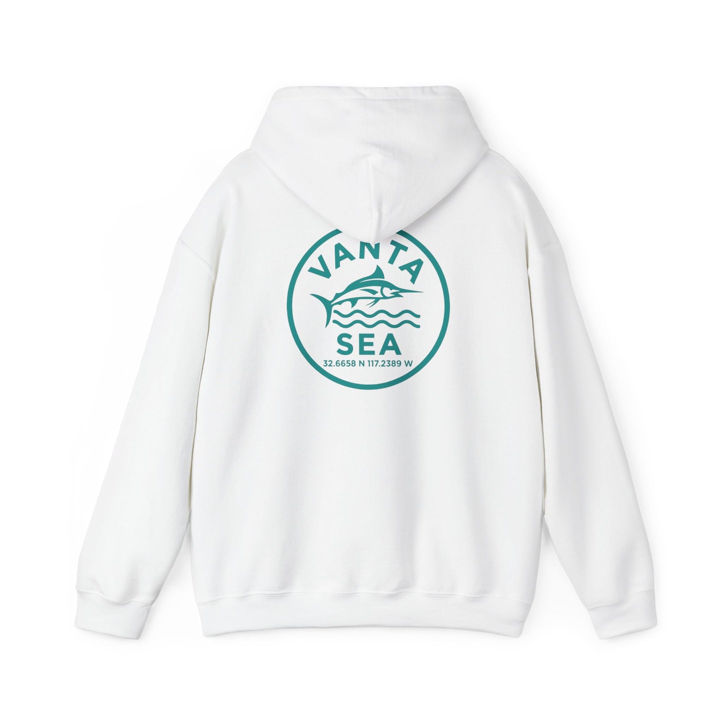 Vanta Sea Logo Hoodie — Coastal Surf Graphic Pullover