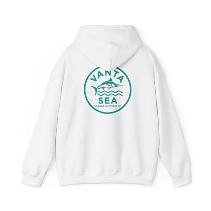Vanta Sea Logo Hoodie — Coastal Surf Graphic Pullover