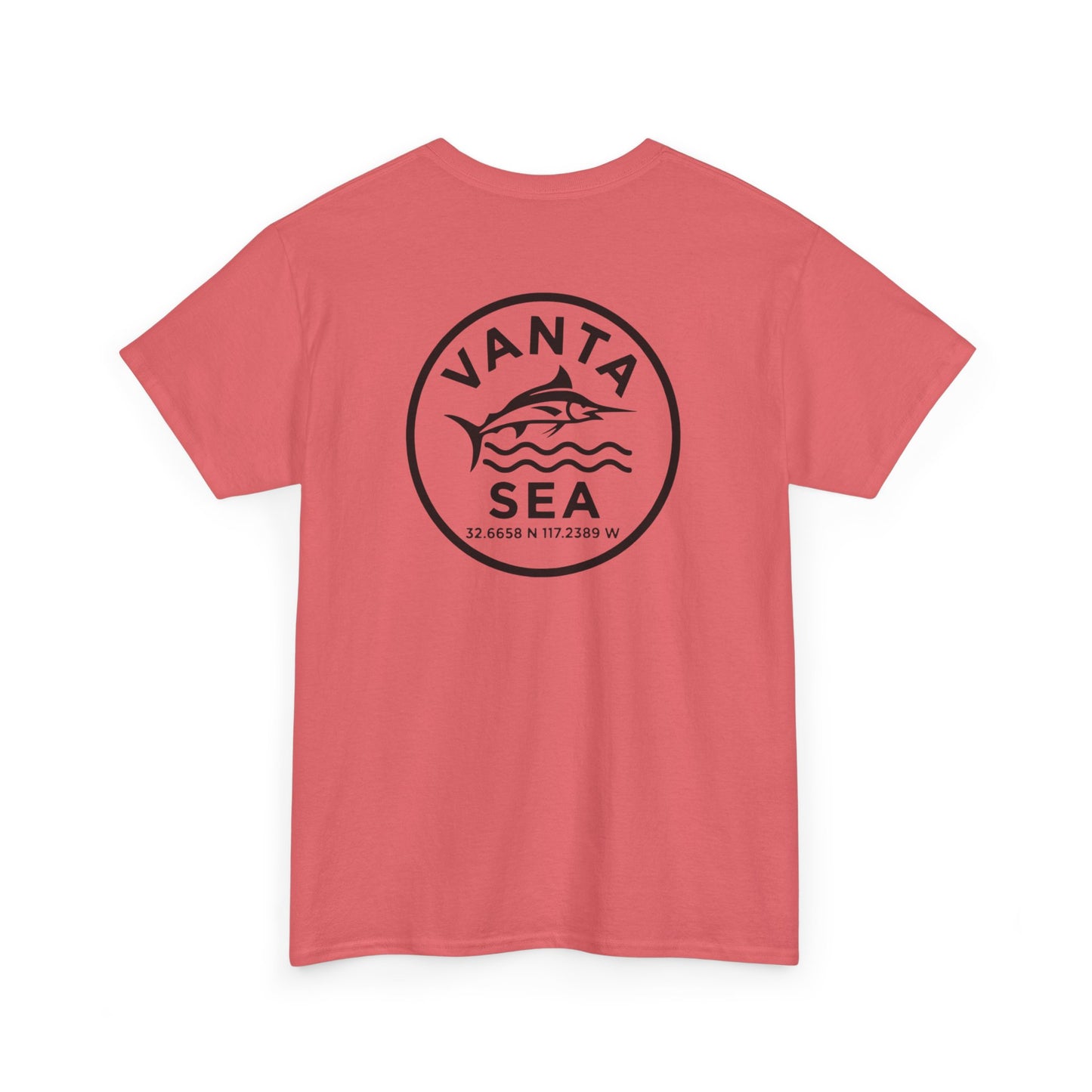 Vanta Sea Logo T-Shirt | Ocean Wave Badge Tee