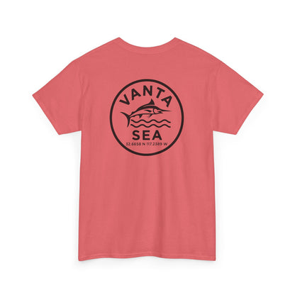 Vanta Sea Logo T-Shirt | Ocean Wave Badge Tee