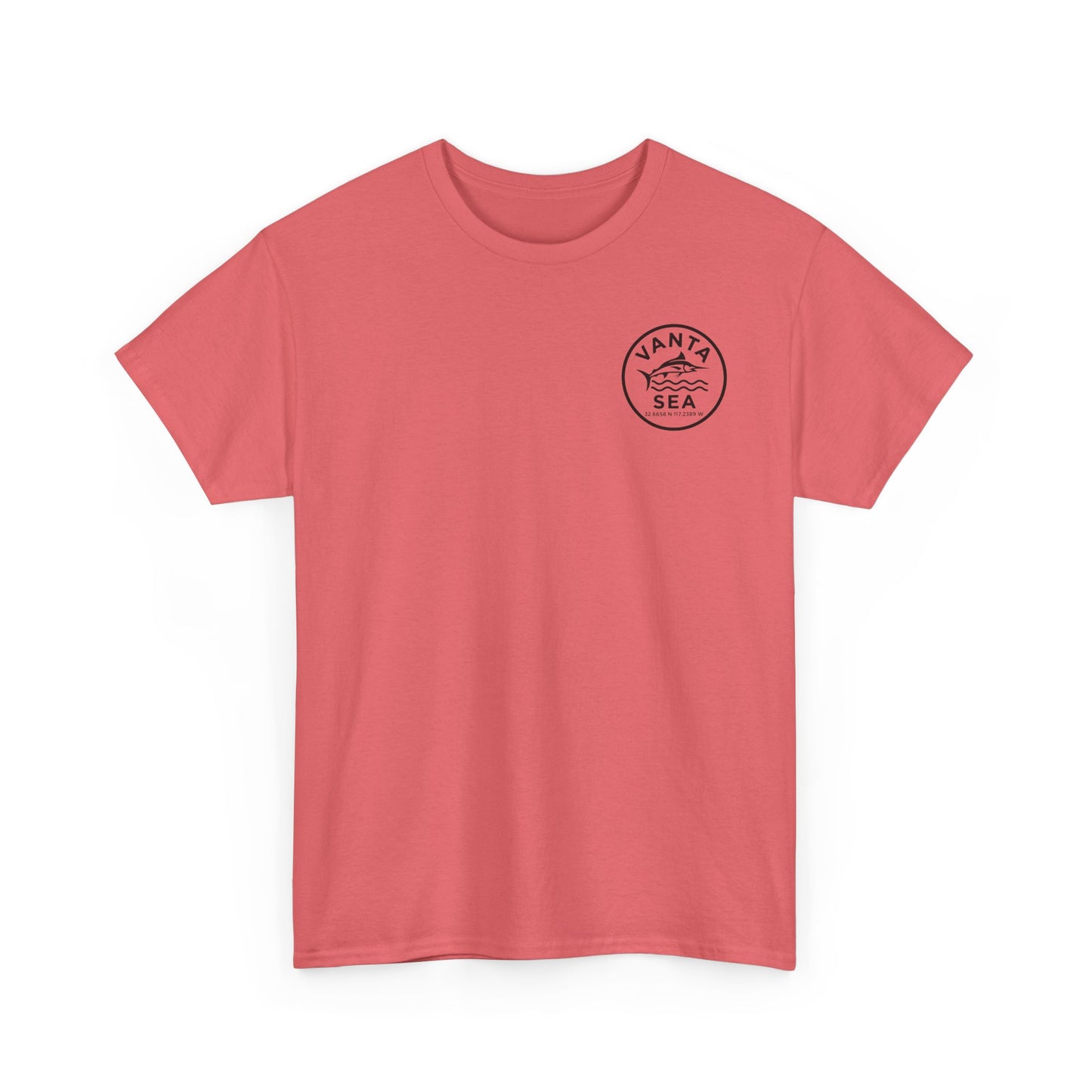 Vanta Sea Logo T-Shirt | Ocean Wave Badge Tee