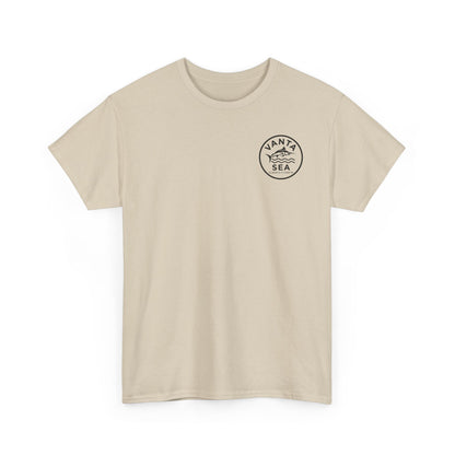 Vanta Sea Logo T-Shirt | Ocean Wave Badge Tee