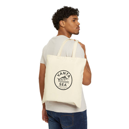 Vanta Sea Canvas Tote Bag – Nautical Fisherman Beach Market Bag