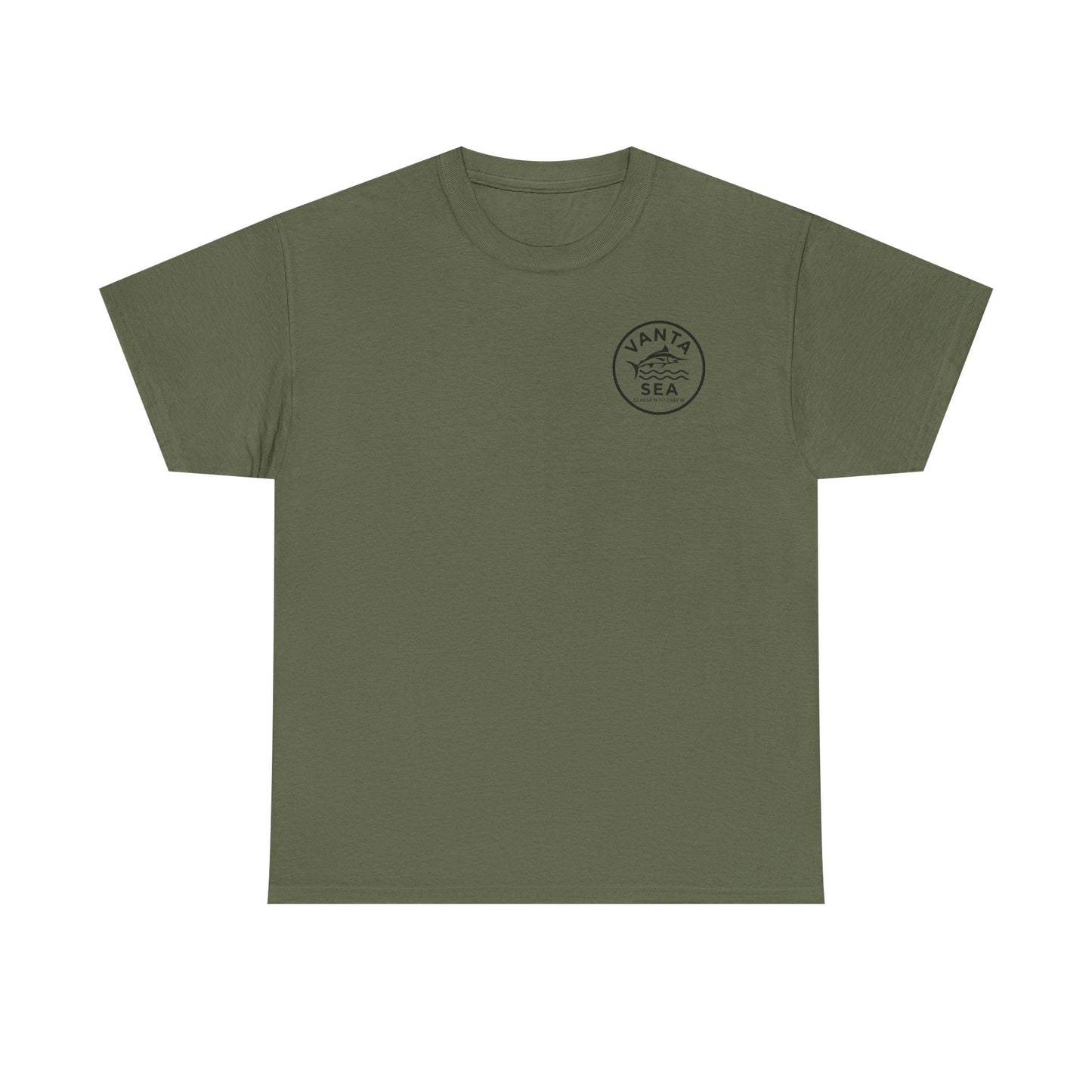 Vanta Sea Logo T-Shirt | Ocean Wave Badge Tee
