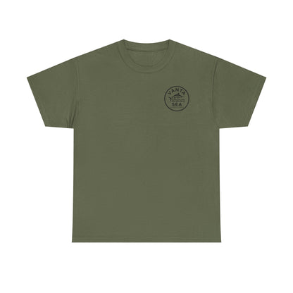 Vanta Sea Logo T-Shirt | Ocean Wave Badge Tee