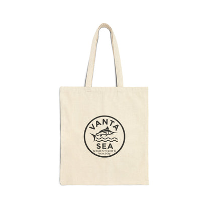 Vanta Sea Canvas Tote Bag – Nautical Fisherman Beach Market Bag