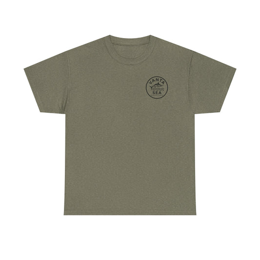 Vanta Sea Logo T-Shirt | Ocean Wave Badge Tee