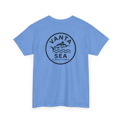 Vanta Sea Logo T-Shirt | Ocean Wave Badge Tee