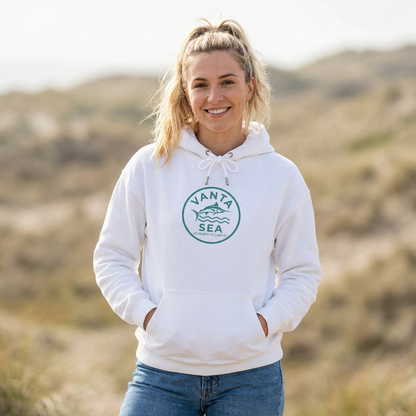 Vanta Sea Logo Hoodie — Coastal Surf Graphic Pullover