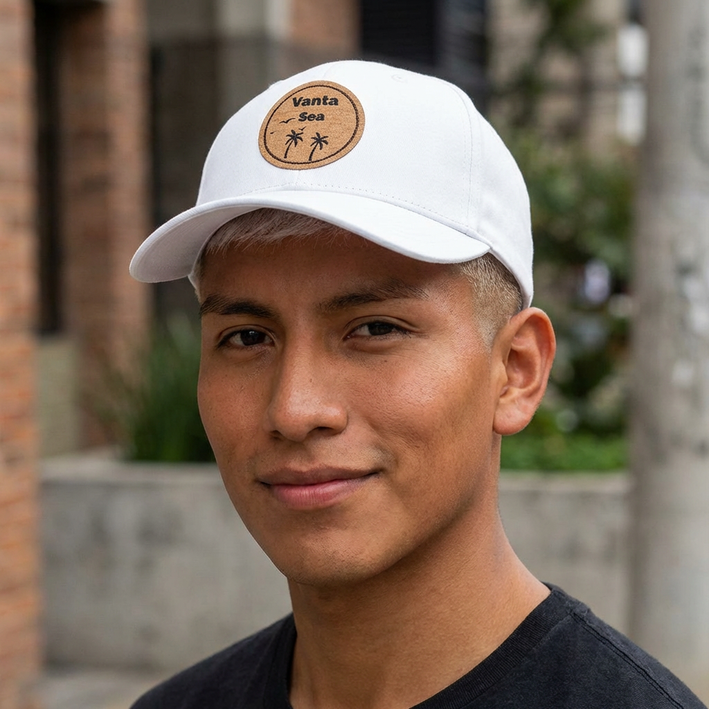 Vintage Embroidered Baseball Cap with Vanta Sea Custom Logo