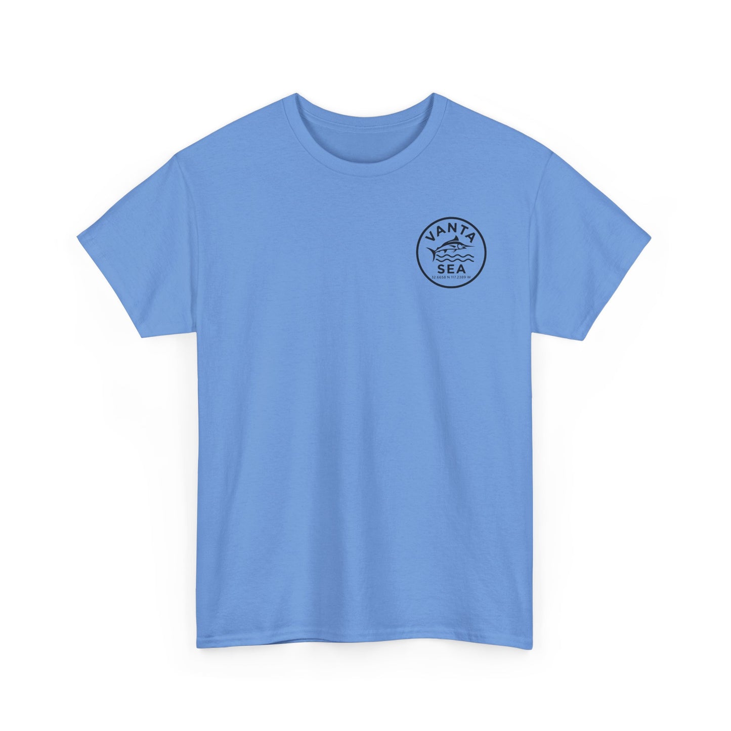 Vanta Sea Logo T-Shirt | Ocean Wave Badge Tee