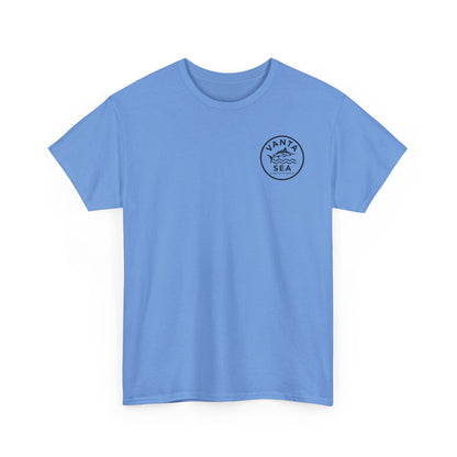 Vanta Sea Logo T-Shirt | Ocean Wave Badge Tee