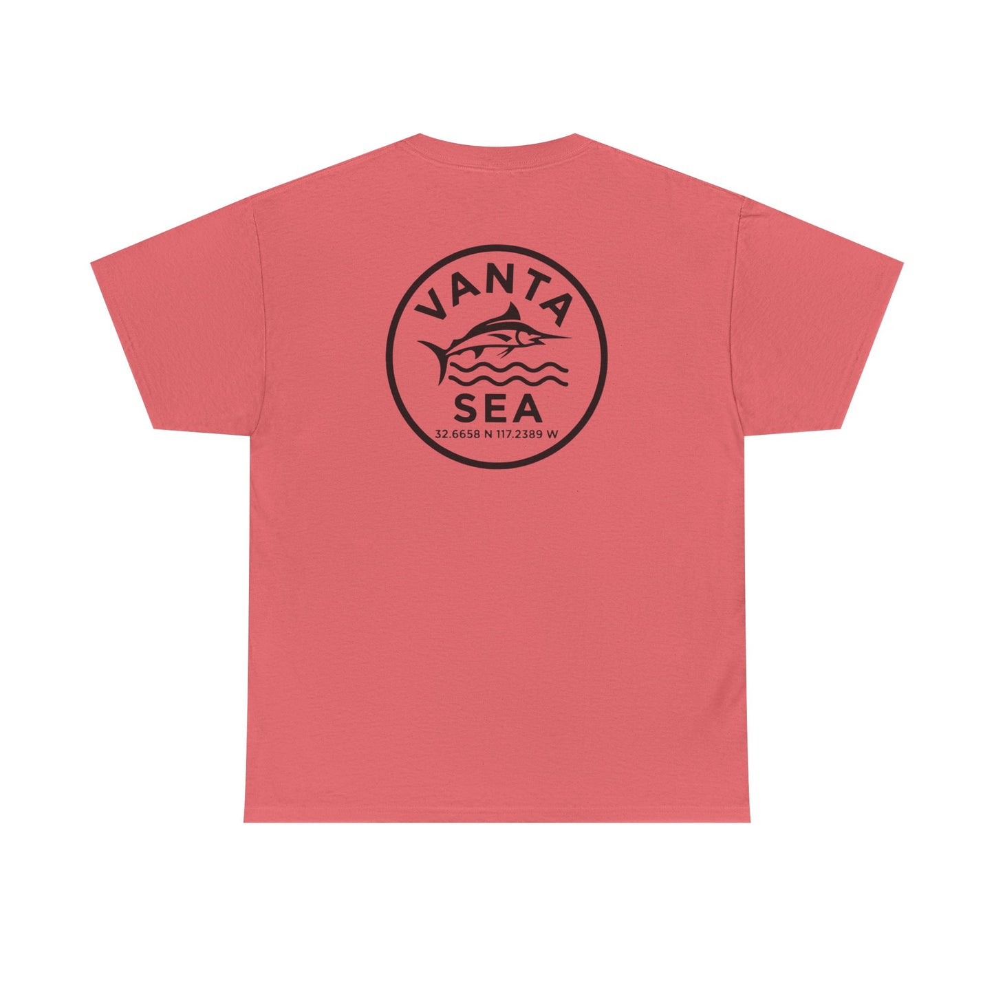 Vanta Sea Logo T-Shirt | Ocean Wave Badge Tee