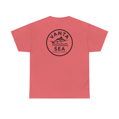 Vanta Sea Logo T-Shirt | Ocean Wave Badge Tee