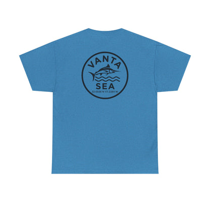 Vanta Sea Logo T-Shirt | Ocean Wave Badge Tee
