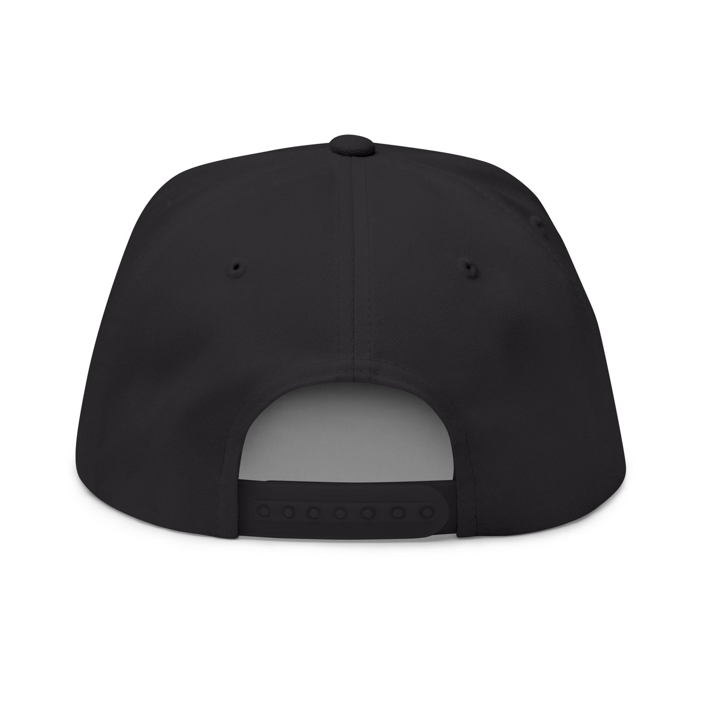 Vanta Sea Embroidered Flat Bill Cap — Palm Tree Cork Patch Snapback Hat