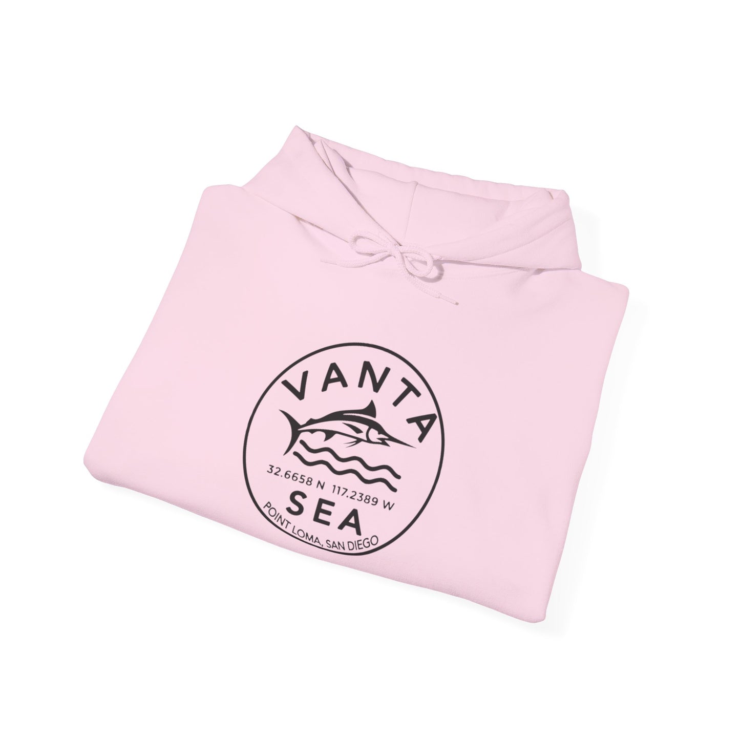 Vanta Sea Logo Hoodie — Coastal Surf Graphic Pullover