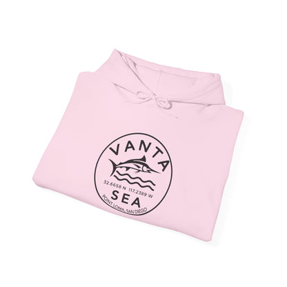 Vanta Sea Logo Hoodie — Coastal Surf Graphic Pullover