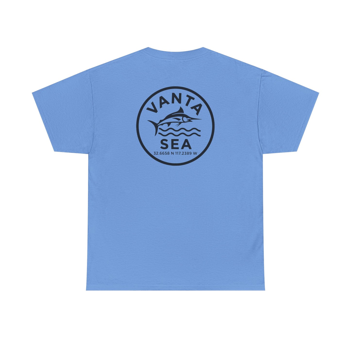 Vanta Sea Logo T-Shirt | Ocean Wave Badge Tee