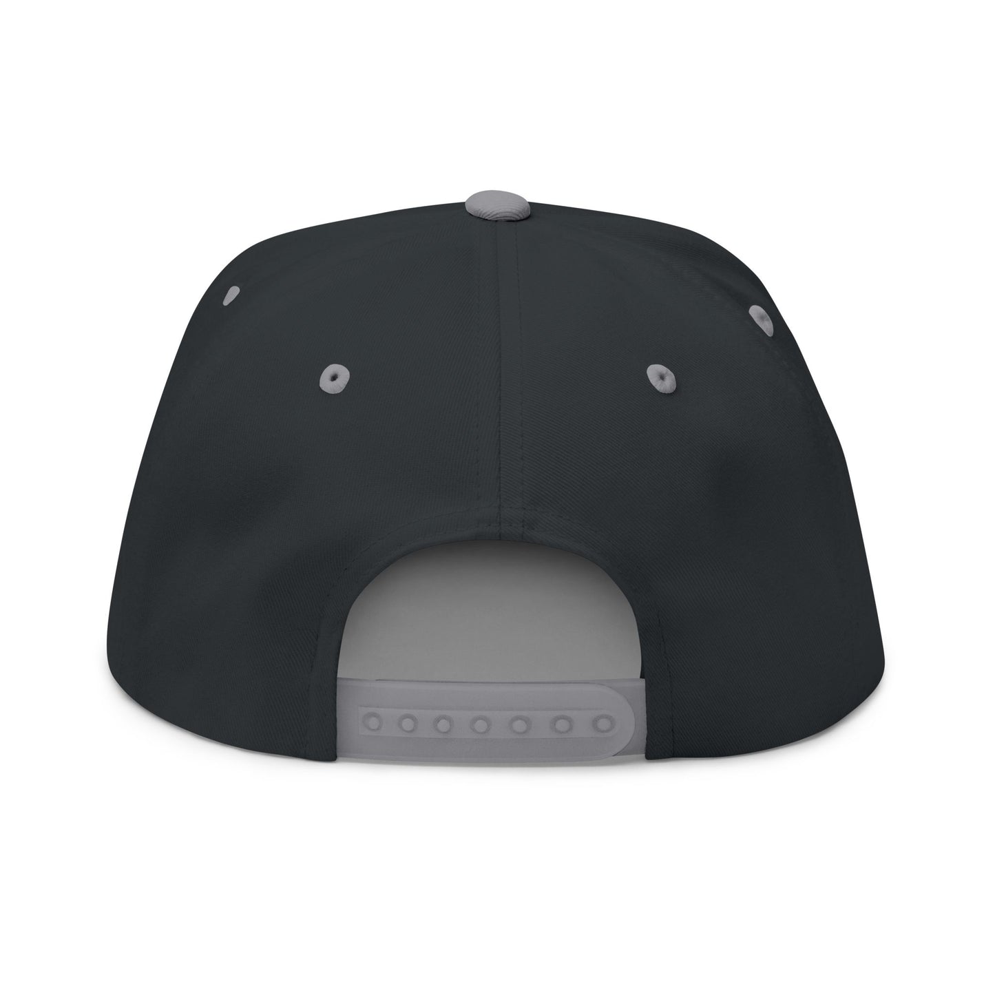 Vanta Sea Embroidered Flat Bill Cap — Palm Tree Cork Patch Snapback Hat