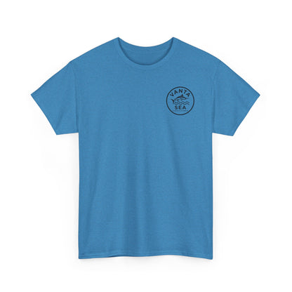Vanta Sea Logo T-Shirt | Ocean Wave Badge Tee