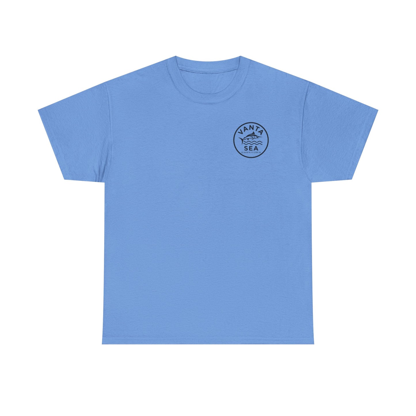 Vanta Sea Logo T-Shirt | Ocean Wave Badge Tee