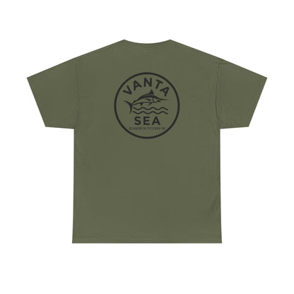 Vanta Sea Logo T-Shirt | Ocean Wave Badge Tee