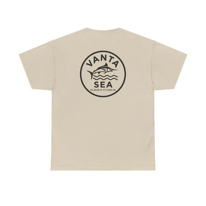 Vanta Sea Logo T-Shirt | Ocean Wave Badge Tee