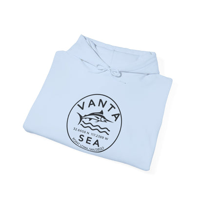 Vanta Sea Logo Hoodie — Coastal Surf Graphic Pullover