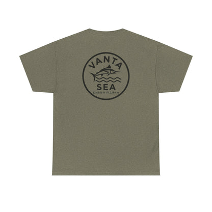 Vanta Sea Logo T-Shirt | Ocean Wave Badge Tee